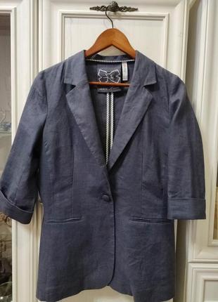 Жакет из льна, denim co, размер 38