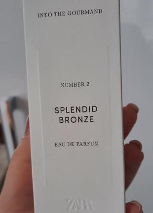 Zara splendid bronze парфюм женский4 фото