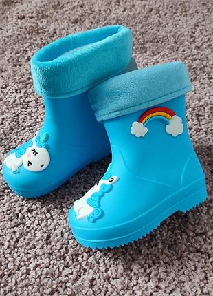 Резиновые сапоги 25,26,29 р bbt kids