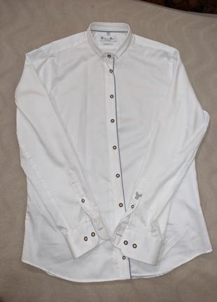 Рубашка белая gweich &amp; silk1 фото