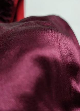 Шелковые трусики стринги мужские бордовые 100% шелк трусы натуральные шелковистые silk seta seda pure mulberry silk атлас атласные xxs6 фото