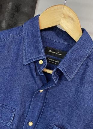 Мужская рубашка massimo dutti размер s
