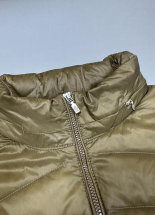 Женская пуховая куртка moncler бежевая m2 фото