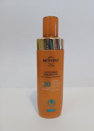 Biopoint молочко- спрей для тіла spf 30