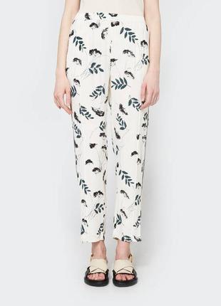Брюки в пижамном стиле ganni