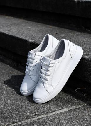 Кеды из натуральной кожи