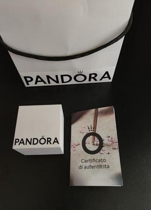 Срібна намистинка дружба pandora4 фото