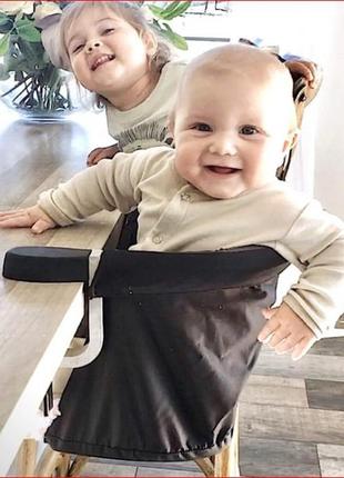 Стульчик для кормления для стола mountain buggy pod gray,