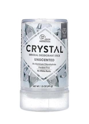 Cristal минеральный дезодорант карандаш, без запаха, 40 г2 фото