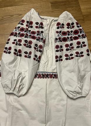 Сорочка вишиванка старовинна колінкор