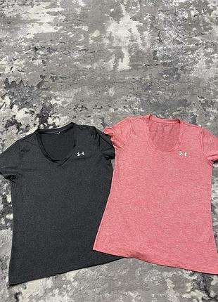Спортивная женская футболка для спорта для бега under armour
