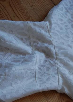Потрясающее кружевное ажурное платье от asos с открытой спинкой в идеале5 фото
