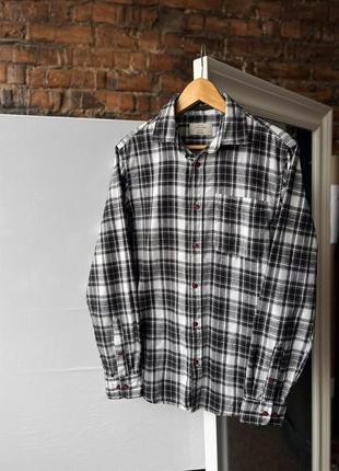 Jack&jones men’s jor steven button plaid shirt сорочка на довгий рукав