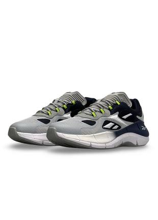 Мужские кроссовки reebok zig kinetica &lt;unk&gt; grey navy