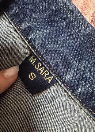 Женская джинсовая куртка3 фото