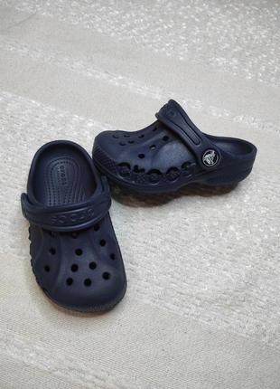 Дитячі тапочки кроксы crocs 24 крокси 24