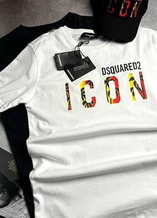 Чоловіча футболка dsquared 2 icon біла