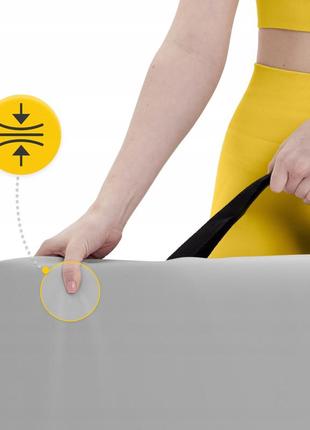 Мат гимнастический складной 4fizjo 180 x 60 x 5 см black/grey (p-5907739319692)