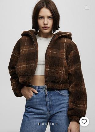 Хутряна куртка pull&amp;bear1 фото