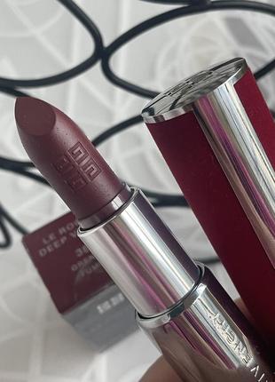 Оригинал! givenchy Card logo padlock keyring deep velvet lipstick помада для губ 38 - grenat fume