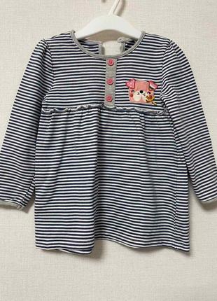 Щільна смугаста сукня 86-92 розмір 3185