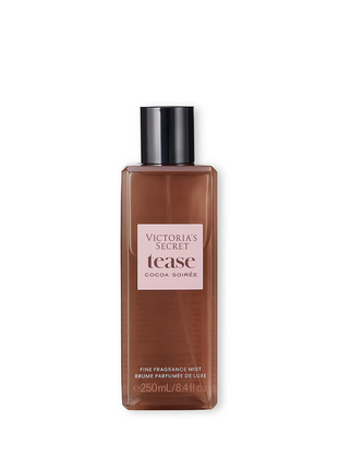 Парфумований спрей міст для тіла victoria's secret fine body mist tease cocoa soiree люкс колекція1 фото