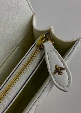 Сумка pinko mini love bag one simply puff white / gold6 фото