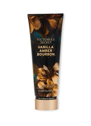 Новинка! victoria's secret vanilla amber bourbon fragrance lotion1 фото