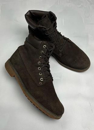 Оригинальные ботинки timeberland boots кожа замша3 фото