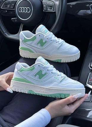 Жіночі кросівки new balance 550 white green new