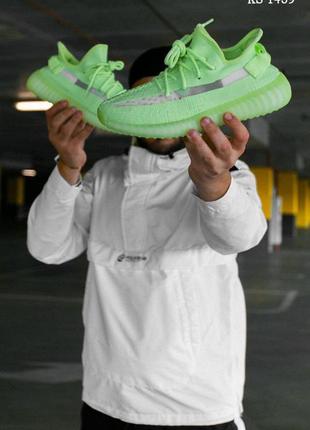 Кроссовки adidas yeеzy russian 350 v2 glow in dark