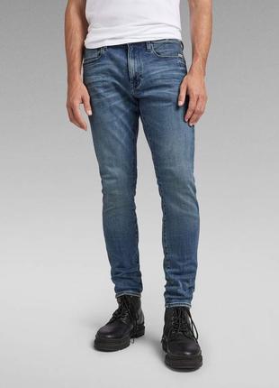 Чоловічі джинси g-star raw синього кольору.1 фото