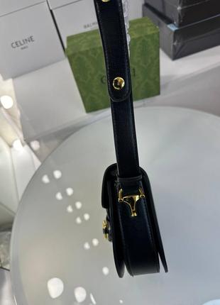 Мини сумка gucci horsebit 1955 круглой формы2 фото