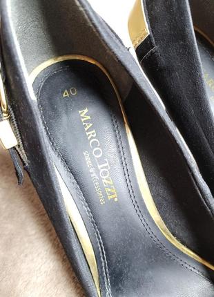 Туфли замшевые брендовые классические лодочки шпильки6 фото