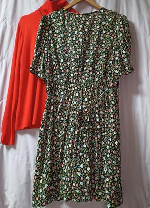 Новое штапельное платье из эко вискозы,52-58разм.,new look.5 фото