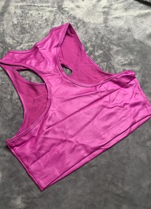 Женский розовый спортивный топ asos2 фото