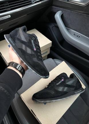 🔥мужские кроссовки reebok classic all black