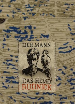 Оригинальная вискозная рубашка с принтом в виде египетских богов dermann das hemd rudnick германия l4 фото