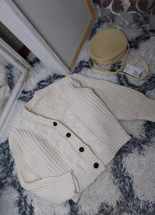 Вязаная кофта свитер повязка мирр кардиган вязаная кофта