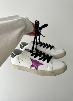 Голден кеды женские golden goose ggdb pink star2 фото