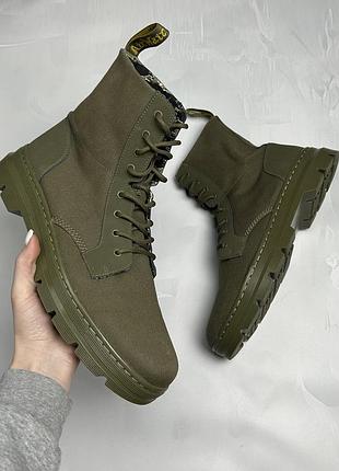 Ботинки dr martens combs 2 olive оригинал хаки др мартинс