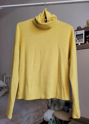 Водолазка желтая h&m