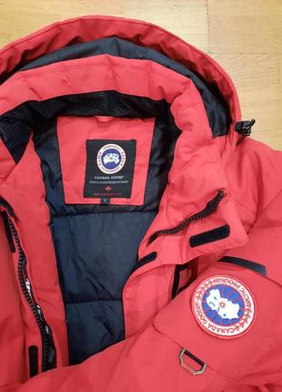 Куртка canada goose красный2 фото