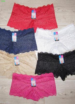 Женские трусы трусики шортики кружевные размер s, m