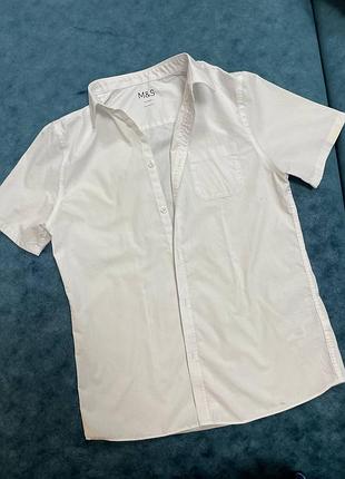 Белая рубашка 158-164 размер 3205