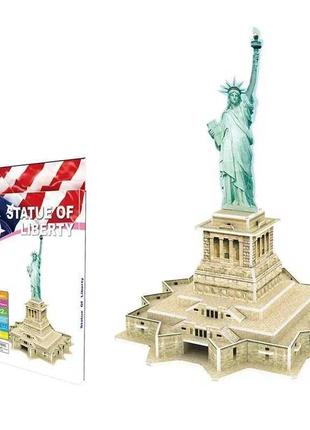 Пазл статуя свободы в нью-йорке (22 детали) в коробке