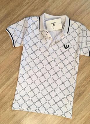 Красива класична футболка поло на гудзиках для хлопчика