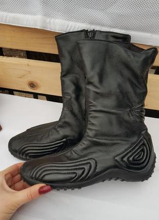 Цікаві дизайнерські чоботи мокасини romika під шкіру з пропиткою
