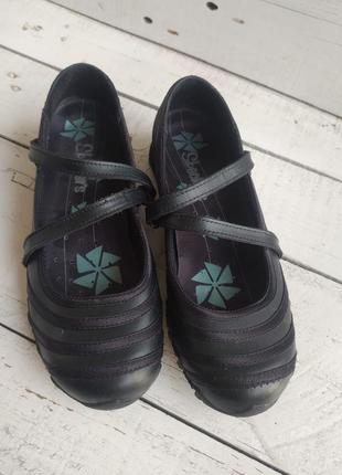 Туфлі туфли балетки кожаные skechers 35-36p