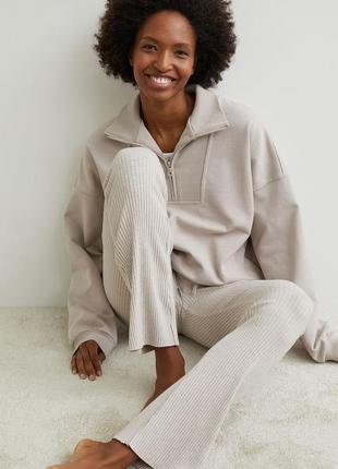Худи свитшот кофта свитера h&m на флисе